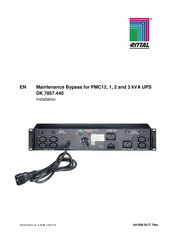 FRIEDHELM LOH RITTAL DK 7857.440 Installation Manual