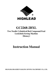 HIGHLEAD GC2268-2BXL Instruction Manual