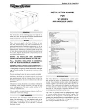 Unico M Series Installation Manual