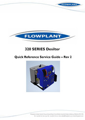 Flowplant 320 Series Quick Reference Service Manual
