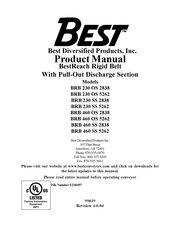 Best BRB 230 OS 2838 Product Manual