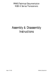 Nokia NSB-8 Assembly & Disassembly Instructions