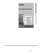 GFA ELEKTROMATEN FCP03 Instructions Manual
