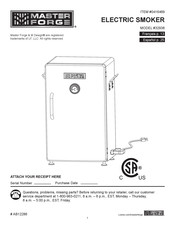 Master Forge 0416469 Manual