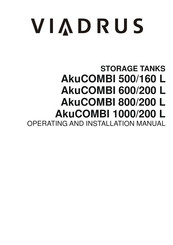 Viadrus AkuCOMBI 800/200 L Operating And Installation Manual