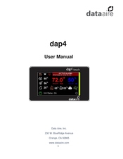 Data Aire dap4 touch User Manual