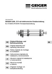 Geiger GJ56E11 Series Original Assembly And Operating Instructions
