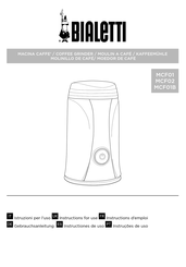Bialetti MCF02 Instructions For Use Manual
