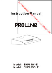 Proline SHP65W-E Instruction Manual