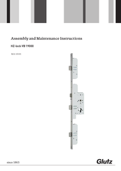 Glutz HZ-lock VB 19000 Assembly And Maintenance Instructions