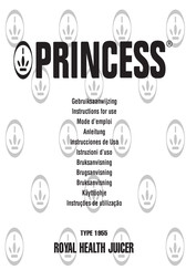 Princess 1955 Instructions For Use Manual