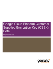 Gemalto CSEK Integration Manual