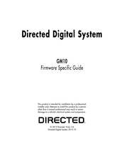 Directed GM10 Firmware Specific Manual