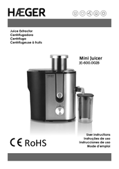 HAEGER Mini Juicer JE-600.002B User Instructions