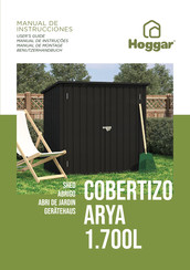 Hoggar COBERTIZO ARYA 1.700L User Manual