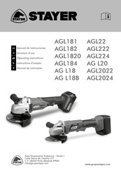 stayer AGL1820 Operating Instructions Manual