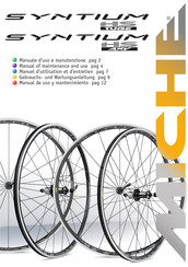 Miche SYNTIUM HS AXY Manual Of Maintenance And Use
