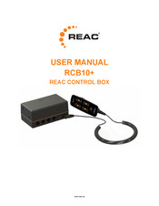 REAC RCB10+ User Manual