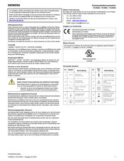 Siemens 7XV5650-0CA00 Manual
