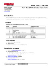 Tektronix Keithley 4299-4 Installation Instructions Manual