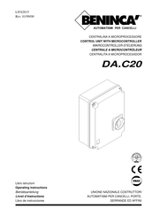 Beninca DA.C20 Operating Instructions Manual