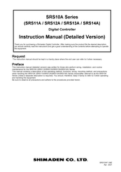 Shimaden SRS10A Series Instruction Manual