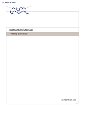 Alfa Laval Toftejorg SaniJet 25 Instruction Manual