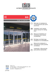 DITEC BIS 1 T SX Installation And Maintenance Manual