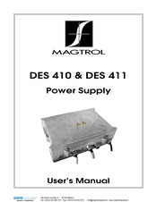 Magtrol DES 410 User Manual