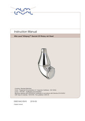 Alfa Laval Toftejorg SaniJet 25 Original Manual