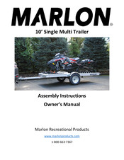 Marlon 10' Single Multi Trailer Owner's Manual