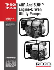 RIDGID TP-5500 Operator's Manual