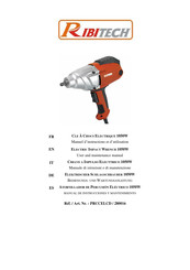 Ribitech 280016 User And Maintenance Manual