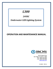 Ros L300 Operation And Maintenance Manual