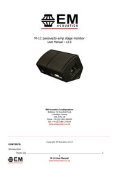 EM Acoustics M-12 User Manual