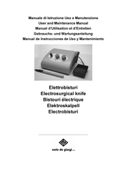 Carlo De Giorgi 640/00 User And Maintenance Manual