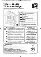 TP active fun TP349 Instructions For Assembly Maintenance And Use