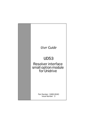 Control Techniques UD53 User Manual