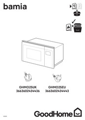 GoodHome bamia GHMO25UK Instructions For Use Manual