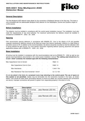 Fike Sita Installation And Maintenance Instructions