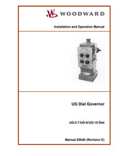 Woodward UG-5.7 Dial Installation And Operation Manual