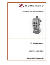 Woodward UG-10 Dial Installation And Operation Manual