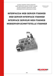 Elkron IT500WEB Quick Start Manual