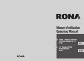 Rona RK-001 Operating Manual