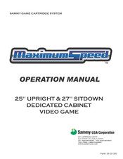 Sammy Maximum Speed Operation Manual