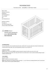 RH Baby&child Thayer Crib Assembly Instructions Manual