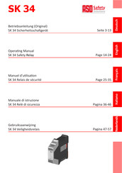 ASO Safety Solutions SK 34 Operating Manual