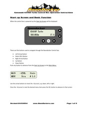 BoonDocker Turbo Control Box Operation Instructions Manual