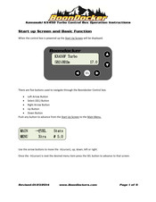 BoonDocker Control Box Operation Instructions Manual