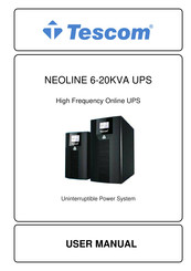 Tescom NEOLINE 6-20KVA UPS User Manual